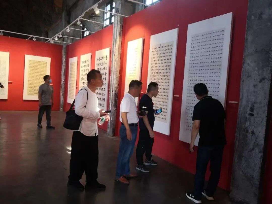 迈博myball第三届隶书大展在合肥开展(图5)