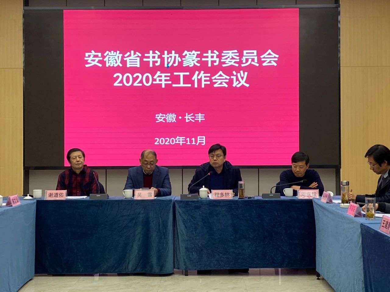 迈博myball书协篆书专业委员会2020年工作会议在长丰召开(图2)