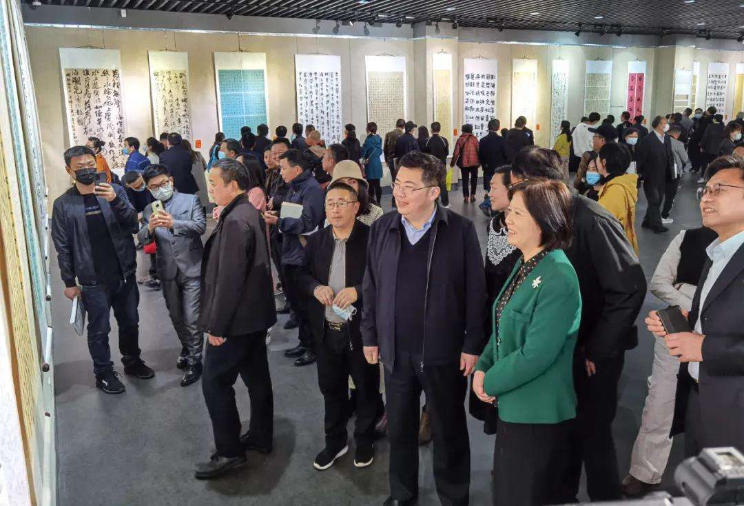 迈博myball第十五届书法新人新作展在滁州开幕(图7)