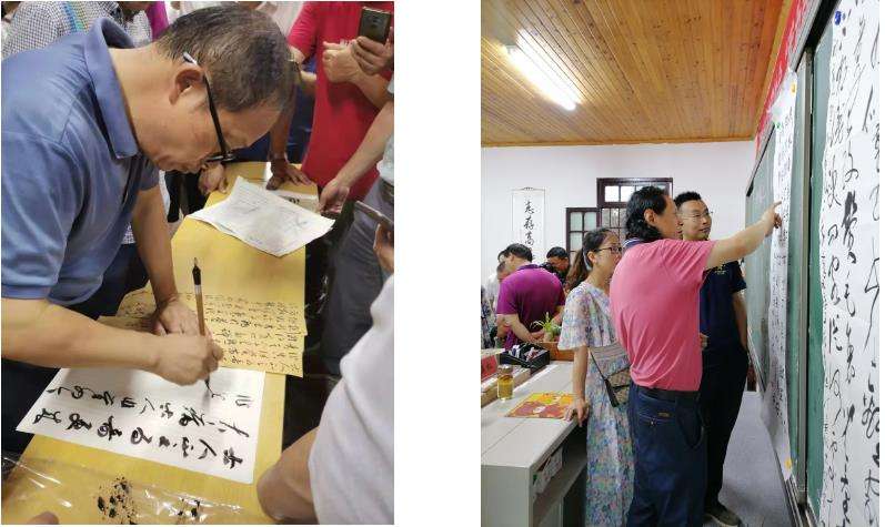迈博myball书协“我为群众办实事”实践活动走进望江(图4)