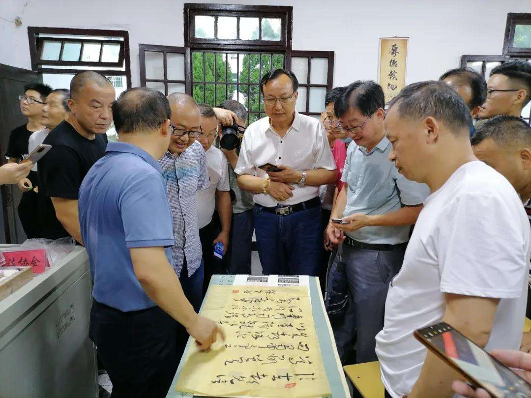 迈博myball书协“我为群众办实事”实践活动走进望江(图5)