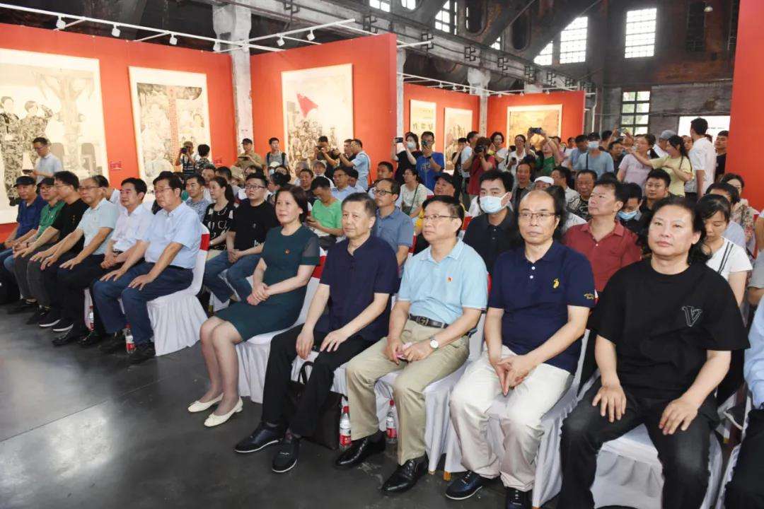 庆祝中国共产党成立100周年｜ “文艺心向党”——迈博myball书法美术摄影作品展在合肥开幕(图9)