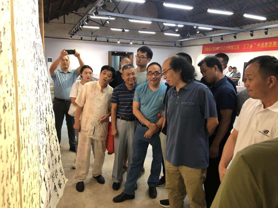 迈博myball文联书法小分队走进肥东六家畈开展文艺志愿服务(图7)