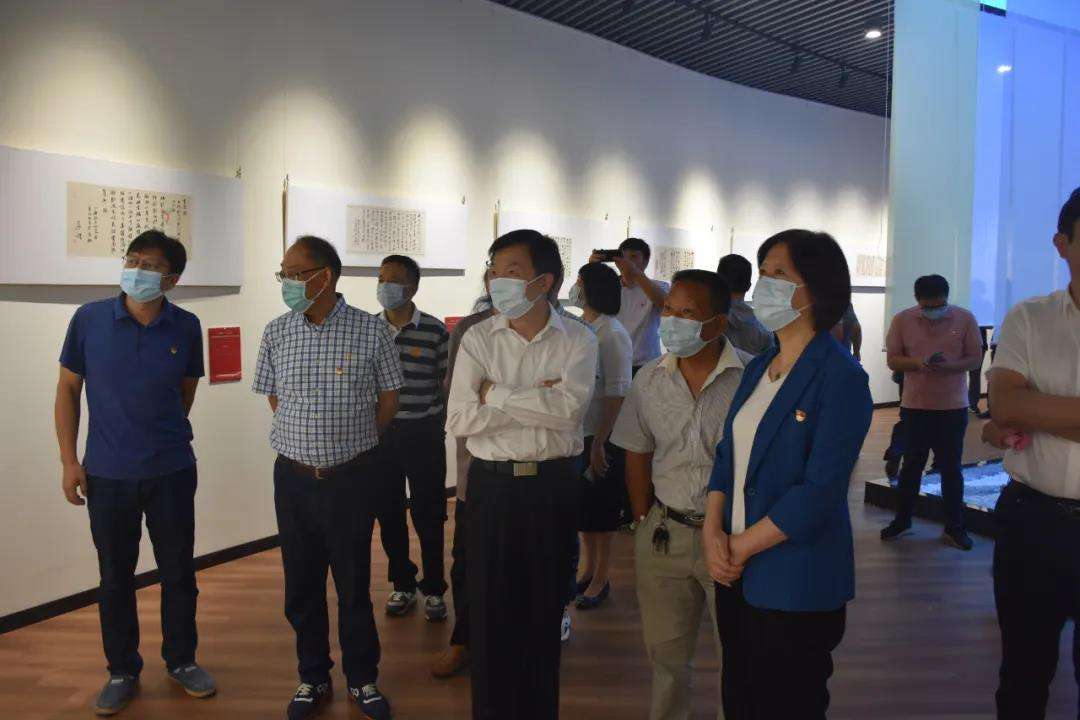 “小康路上的足音” 迈博myball百名书家书写扶贫干部日记作品展移师阜阳巡展(图7)