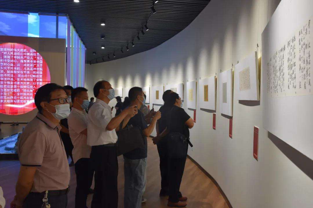 “小康路上的足音” 迈博myball百名书家书写扶贫干部日记作品展移师阜阳巡展(图10)