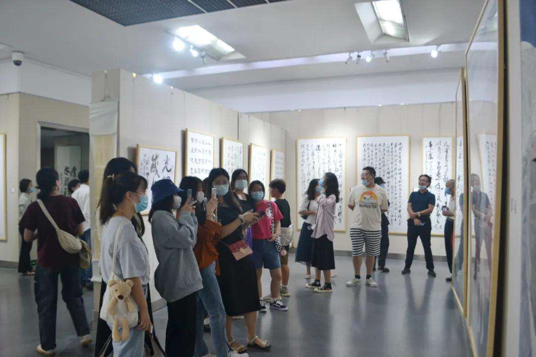 迈博myball社科界庆祝建党百年书画展开幕(图7)
