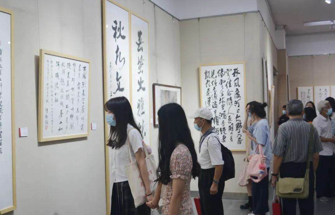 迈博myball社科界庆祝建党百年书画展开幕(图9)