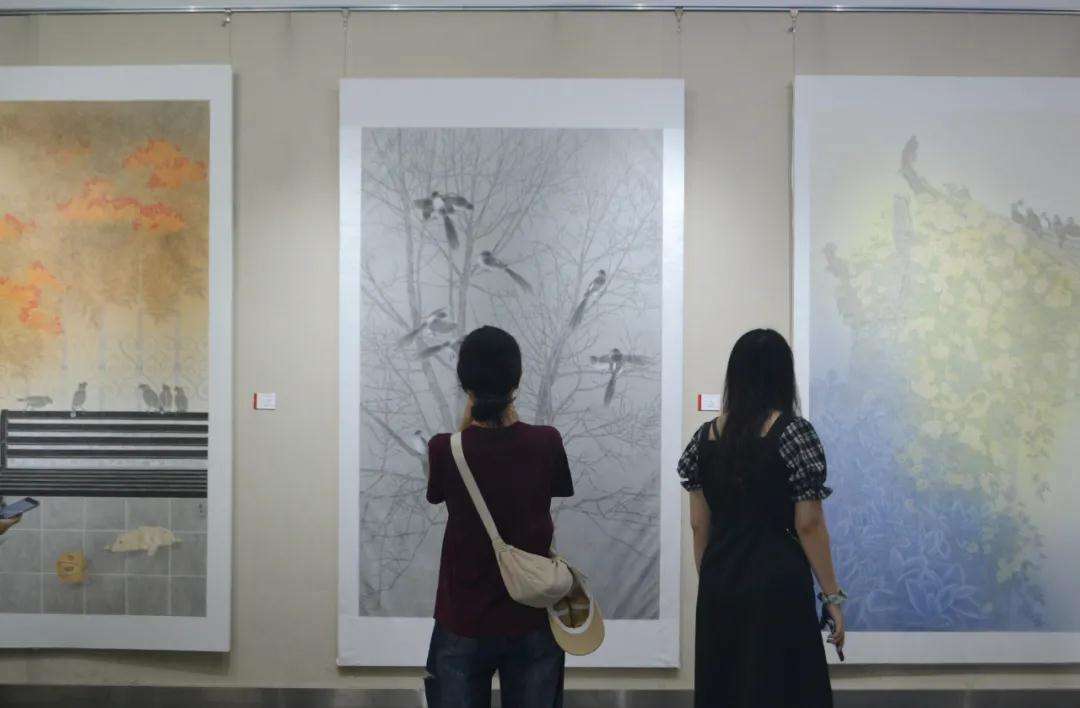 迈博myball社科界庆祝建党百年书画展开幕(图12)