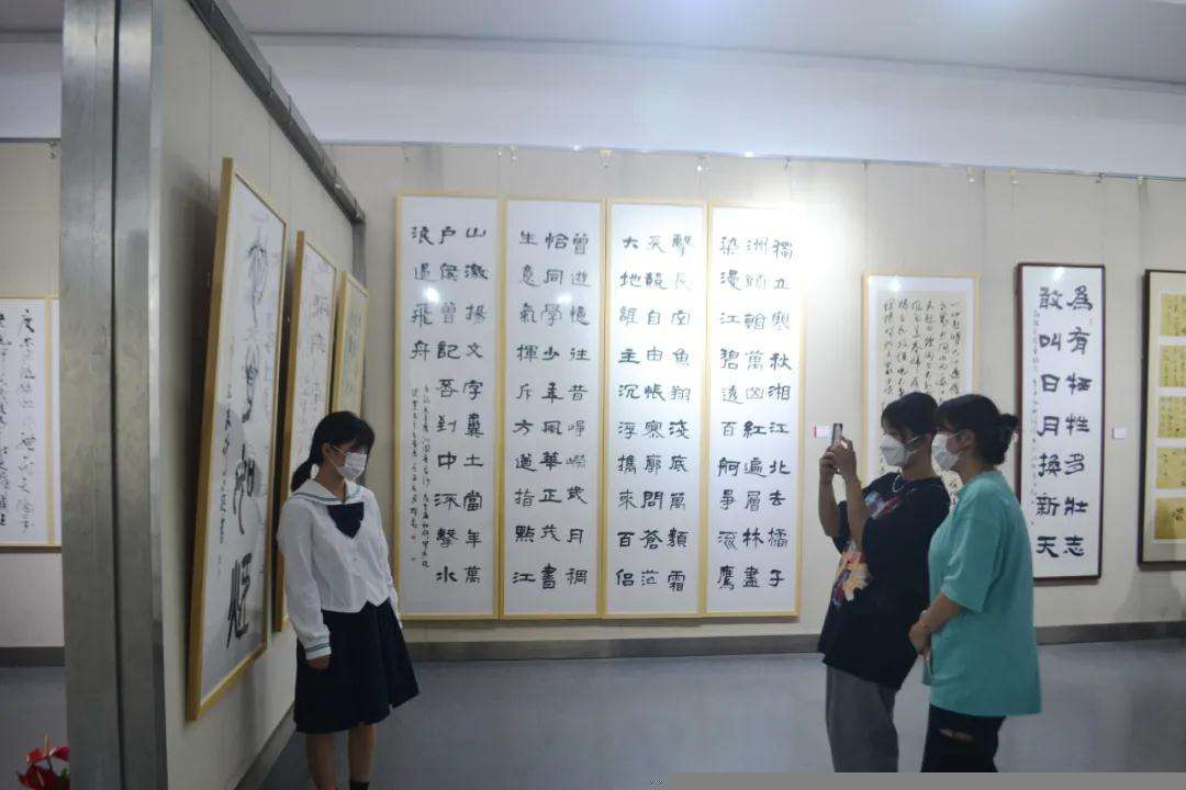 迈博myball社科界庆祝建党百年书画展开幕(图13)